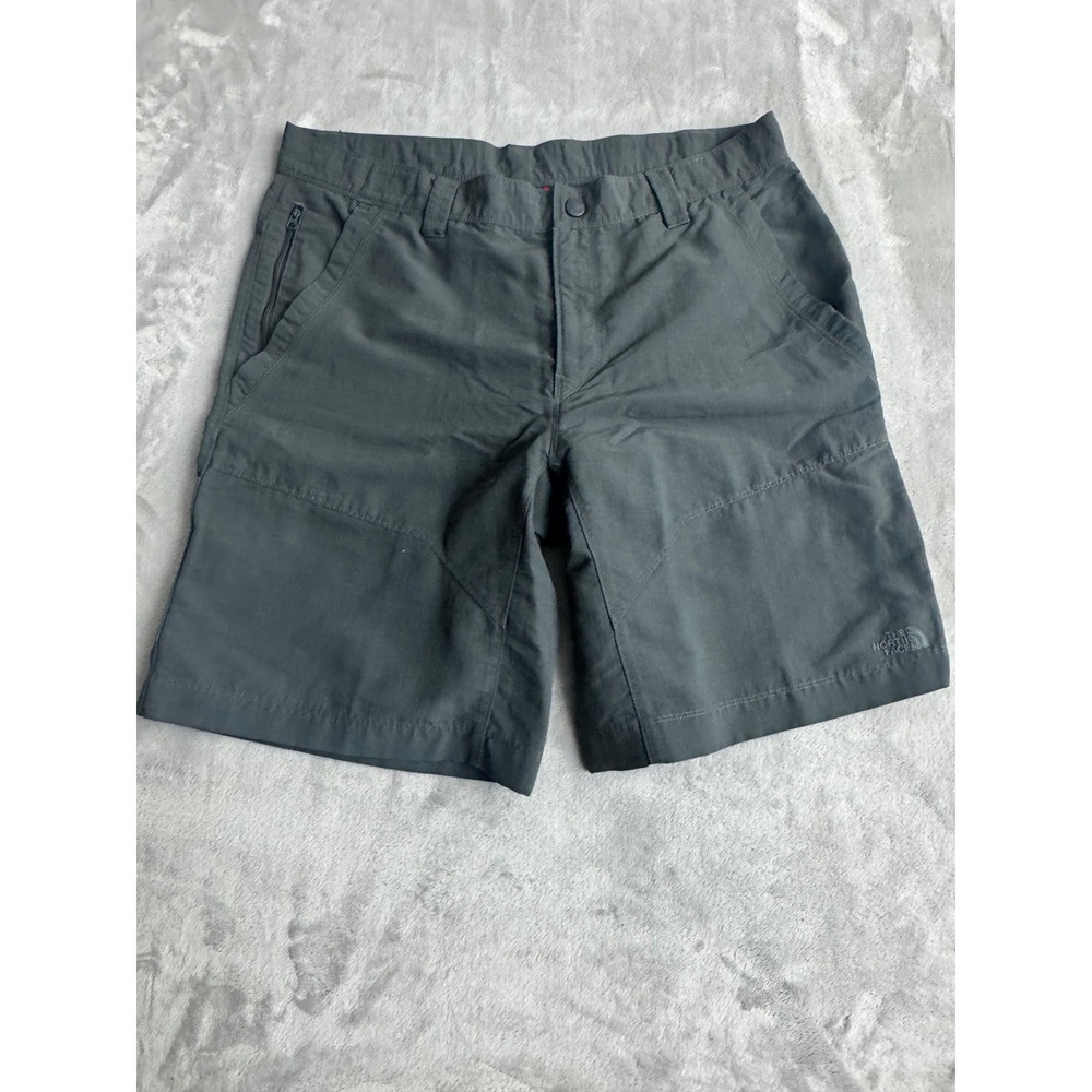 The North Face Mens Hiking Cargo Shorts Gray Nylon Size 36 Regular Utility Trail